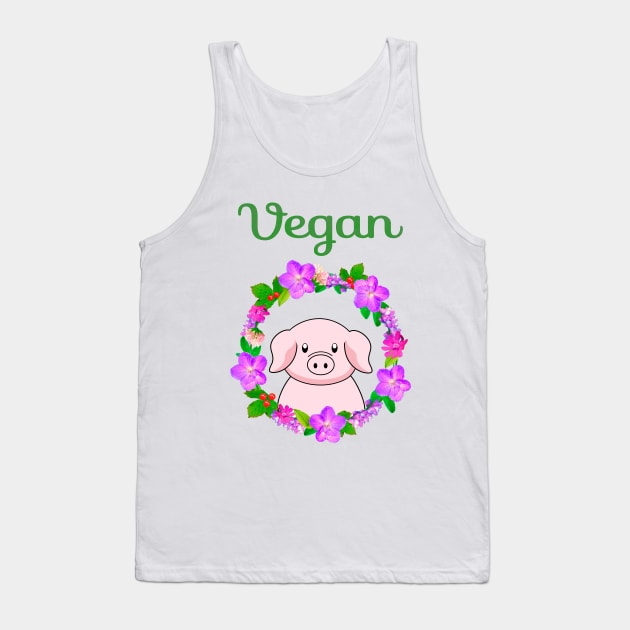 Vegan power Tank Top by Purrfect